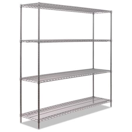 Alera SW207218BA Black Anthracite Plus Wire Shelving Kit